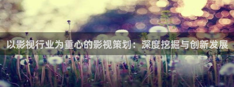 在线观看69视频：以影视行业为重心的影视策划：深度挖掘与创新发展